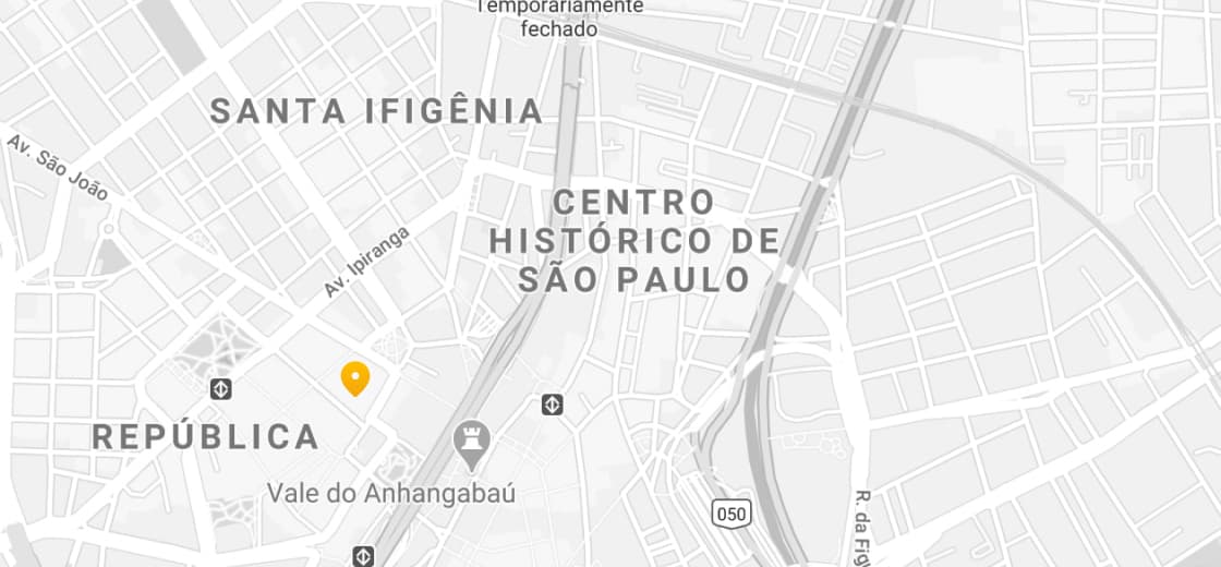 Mapa marcando o endereço em Rua Lá Longe, 52, São Paulo - SP